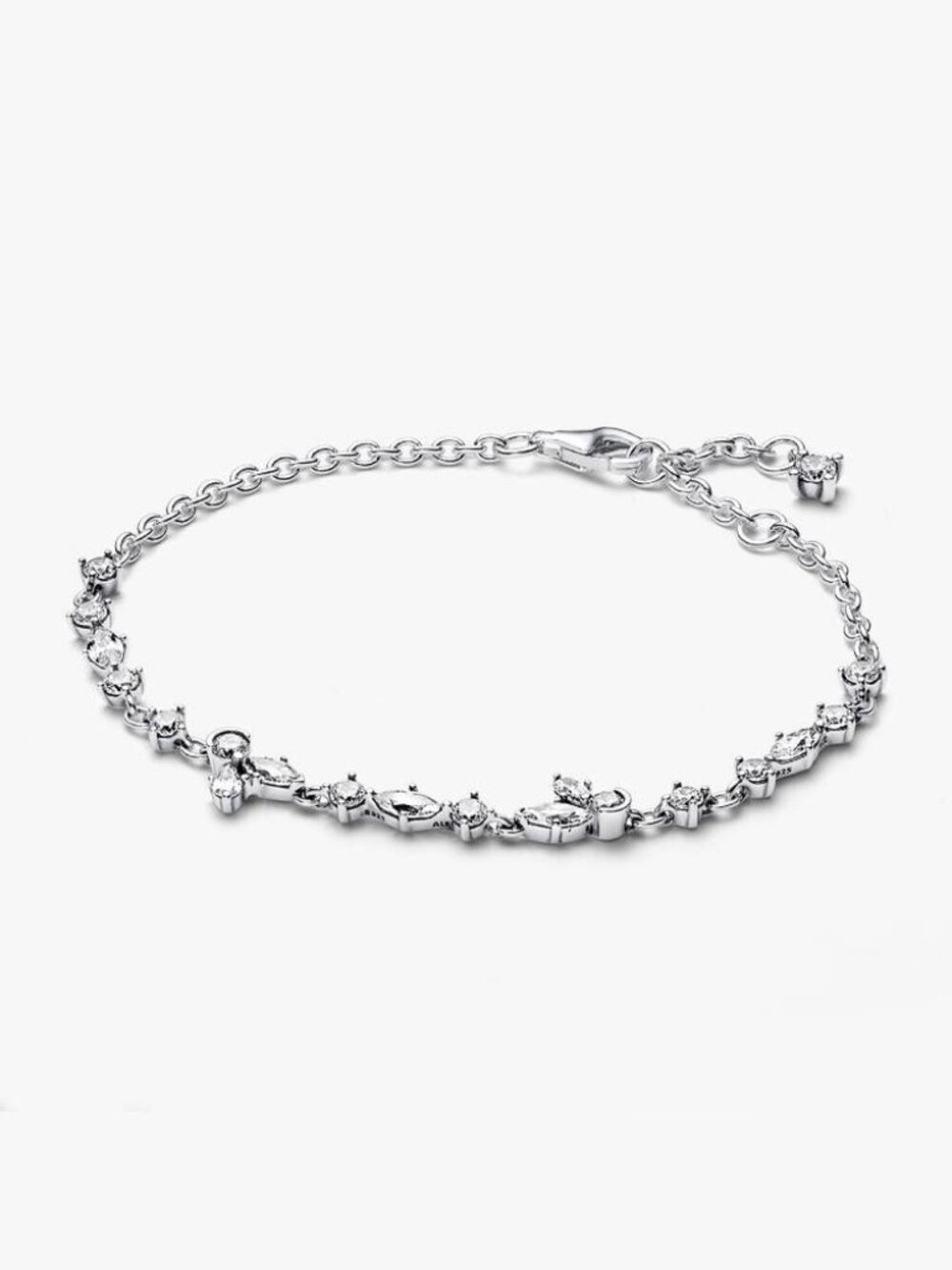 Pandora Sparkling Herbarium Cluster Chain Bracelet